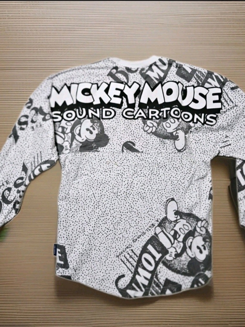 Disney Spirit Jersey Mickey Mouse Sound Cartoons All Over Print Shirt S